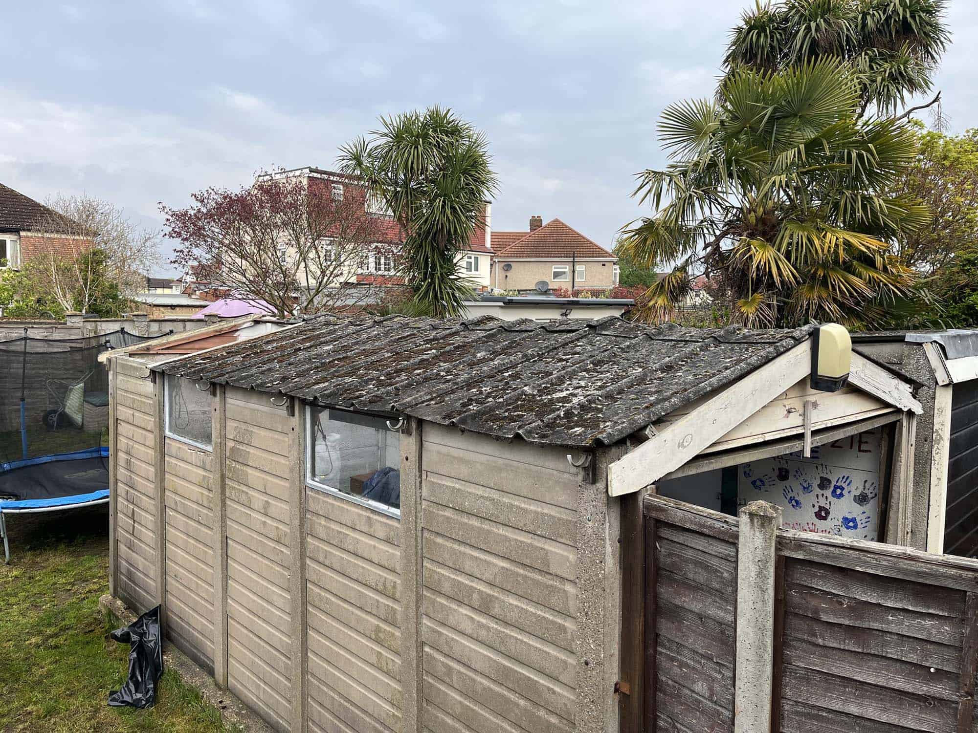 New garage roof fitted in a day